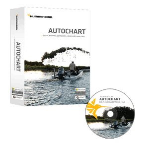 Humminbird Autochart DVD PC Mapping Software with Zero Lines Map Card