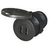 Blue Sea 1045 12/24V Dual USB Charger - 1-1/8" Socket Mount