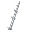 TACO 15' Silver/Silver Outrigger Poles, 1-1/8" Diameter OT-0442VEL15
