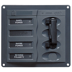 BEP AC Circuit Breaker Panel without Meters, 2DP AC230V Stainless Steel