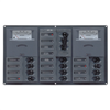BEP AC Circuit Breaker Panel with Analog Meters, 2SP 1DP AC230V