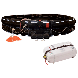 Viking USCG Approved IBA Life Raft 12 Person Low Profile Container L012IBA 015AGG ( No Cradle Included)