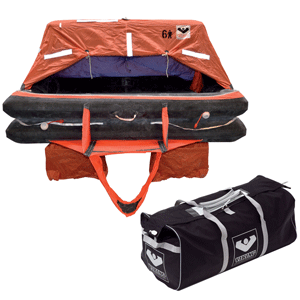 Viking USCG Approved Coastal Life Raft 4 Person Valise L004CL0015ACJ