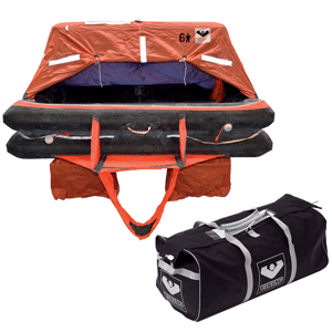 Viking USCG Approved Coastal Life Raft 6 Person Valise L006CL0015ACJ