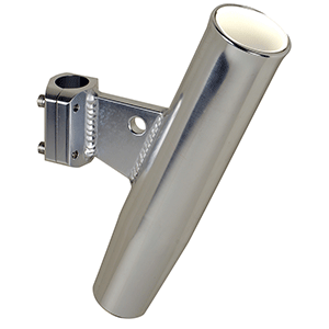 C.E. Smith Aluminum Clamp-On Rod Holder, Vertical, 1.05" OD, Fits 3/4" Pipe