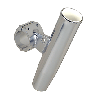 C.E. Smith Aluminum Clamp-On Rod Holder, Horizontal, 1.90" OD, Fits 1-1/2" Pipe