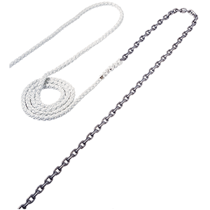 Maxwell Anchor Rode, 15'-1/4" Chain to 150'-1/2" Nylon Brait