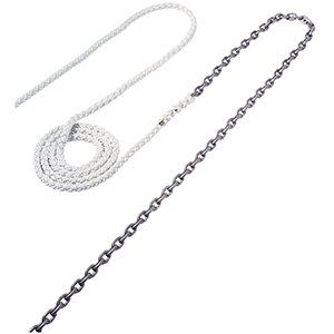 Maxwell Anchor Rode, 20'-5/16" Chain to 200'-5/8" Nylon Brait