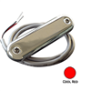 Shadow-Caster Courtesy Light with 2' Lead Wire - 316 Stainless Steel Cover - Cool Red - 4-Pack