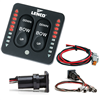 Lenco LED Indicator Integrated Tactile Switch Kit with Pigtail for Single Actuator Systems 15170-001