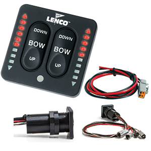 Lenco Flybridge Kit for LED Indicator Key Pad for All-In-One Integrated Tactile Switch, 40'