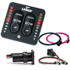 Lenco LED Indicator Integrated Tactile Switch Kit with Pigtail for Dual Actuator Systems