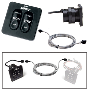Lenco Flybridge Kit for Standard Key Pad for All-In-One Integrated Tactile Switch, 10'