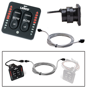 Lenco Flybridge Kit for LED Indicator Key Pad for All-In-One Integrated Tactile Switch, 30'