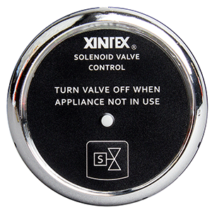 Xintex Propane Control & Solenoid Valve with Chrome Bezel Display