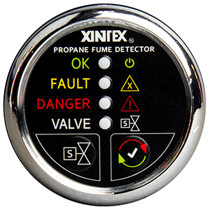 Xintex Propane Fume Detector with Automatic Shut-Off & Plastic Sensor, No Solenoid Valve