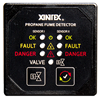Xintex Propane Fume Detector & Alarm with 2 Plastic Sensors & Solenoid Valve