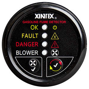 Xintex Gasoline Fume Detector & Blower Control with Plastic Sensor