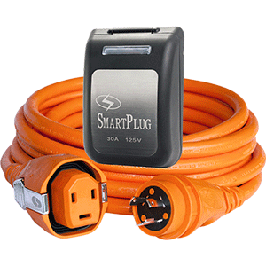 SmartPlug 30 Amp Dual Configuration 50' Cordset with Tinned Wire &Twist-Type Connector & 30 Amp Non-Metallic Black Inlet