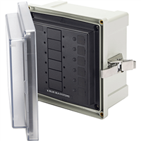 Blue Sea 3113 - SMS Panel Enclosure with 6 Blank Circuits
