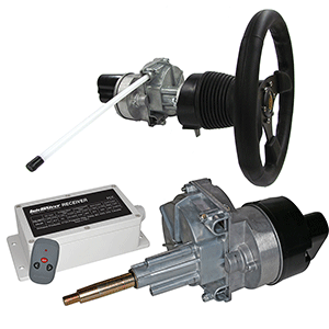 Intellisteer Type T for Helms with Tilt Function for Cable Steered Boats with Dash Mounted Wheel