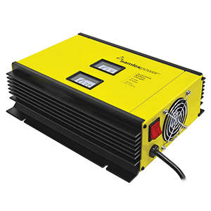 Samlex 50A Battery Charger - 120/230VAC In - 12V - 2-Bank - 3-Stage with Dip Switch & Lugs - Includes Temp Sensor