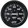 Faria Euro Black 4" Speedometer 60MPH -GPS 32816