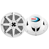 Boss Audio MR62W 6.5" 2-Way 200W Marine Full Range Speaker - White - Pair