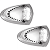 Attwood LED Docking Lights - Stainless Steel - White LED - Pair