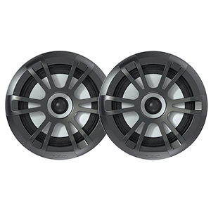 Fusion EL-F651B EL Series Full Range Shallow Mount Marine Grey Speakers - 6.5"