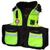 First Watch AV-800 Pro 4-Pocket Vest (USCG Type III) - Hi-Vis Yellow/Black - S/M