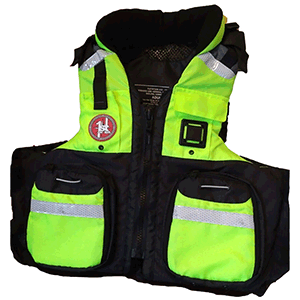 First Watch AV-800 Pro 4-Pocket Vest (USCG Type III) - Hi-Vis Yellow/Black - 2XL/3XL