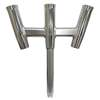 Tigress GS Trident Rod Holder - Straight Butt - Polished Alumunim