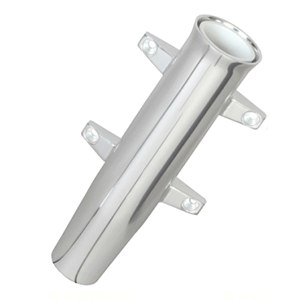 Lee's Aluminum Side Mount Rod Holder - Tulip Style - Silver Anodize