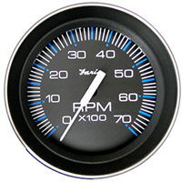 Faria 4" Tachometer (7000 RPM) (All Outboard) Coral with Stainless Steel Bezel 33005