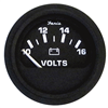 Faria 2" Heavy-Duty Voltmeter (10-16 VDC) - Black