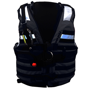 First Watch HBV-100 High Buoyancy Type V Rescue Vest - Medium-X-Large - Black