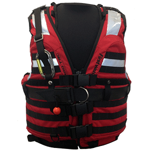 First Watch HBV-100 High Buoyancy Type V Rescue Vest - Medium-X-Large - Red
