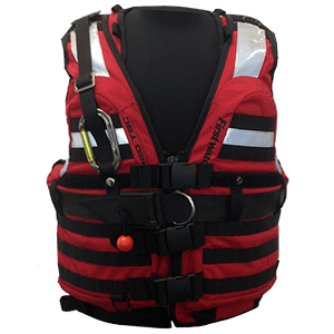 First Watch HBV-100 High Buoyancy Type V Rescue Vest - X-Large-XXX-Large - Red