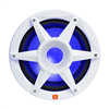 JBL 10" Marine RGB Passive Subwoofer - White Stadium Series