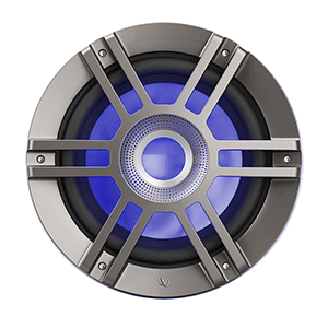 Infinity 10" Coaxial Marine RGB Kappa Series Speakers Titanium/Gunmetal