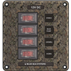 Blue Sea 4323 Circuit Breaker Switch Panel 4 Position - Camo