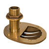 GROCO 1/2" Bronze Combo Scoop Thru-Hull with Nut STH-500-W