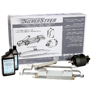 Uflex SilverSteer Front Mount Outboard Hydraulic Steering System with UC130-SVS-1 Cylinder, SILVERSTEERXP1