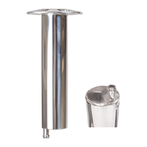 Lee's Rod Holder Medium - 0deg - Stainless Steel