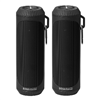 Boss Audio Bolt Marine Bluetooth Portable Speaker System with Flashlight - Pair - Black