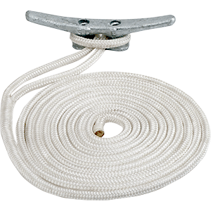 Sea-Dog Double Braided Nylon Dock Line - 1/2" x 10' - White