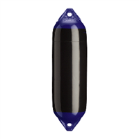 Polyform F-02 Twin Eye Fender 7.5" x 26" - Black