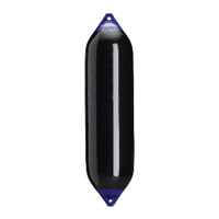 Polyform F-8 Twin Eye Fender 15" x 58" - Black