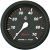 Faria Professional Red 4" Tachometer - 7,000 RPM 34617